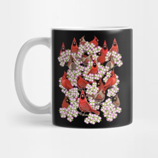 Red Cardinal dogwood flower North Carolina Virginia Mug